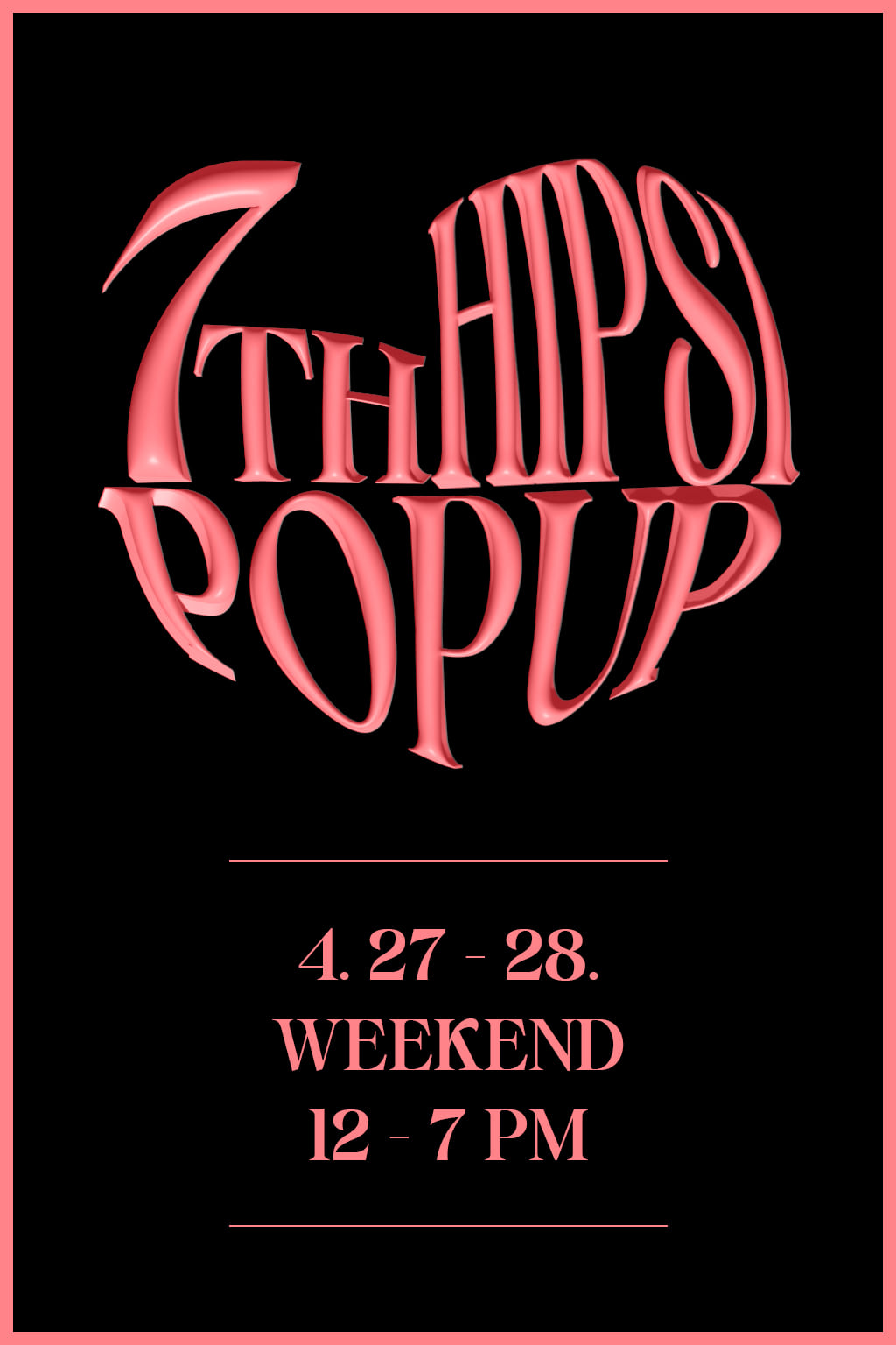 7th hip pop-up admission ticket + hip class advance purchase ticket