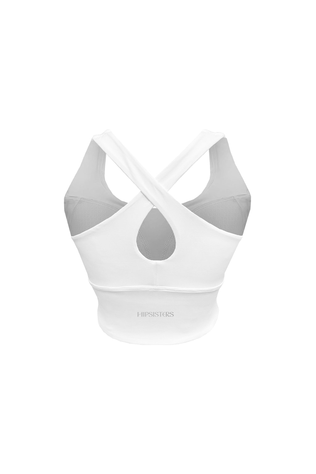 All-in-one support bra top white