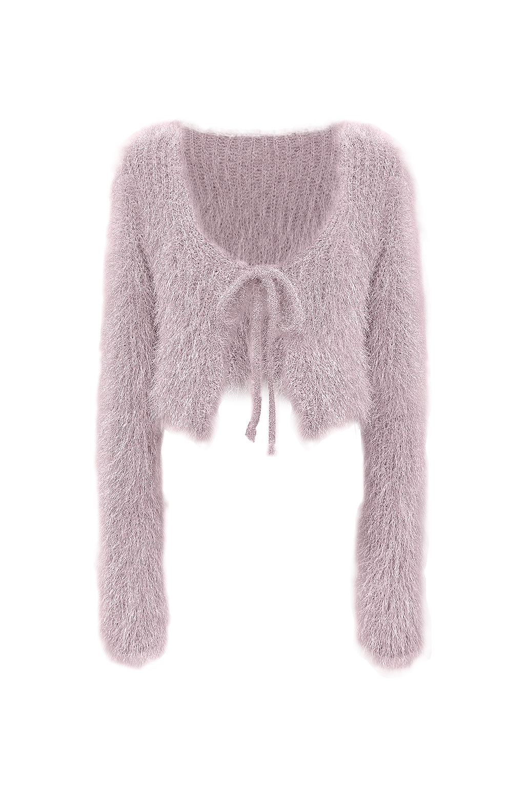 Lovely fur cropped cardigan