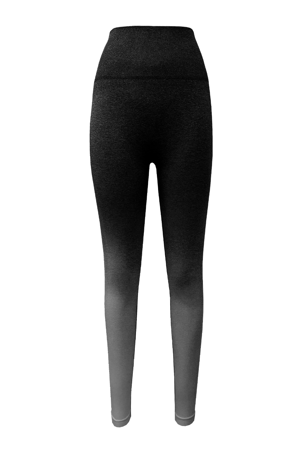 Compression gradient leggings black gray